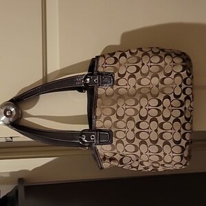 Coach brown purse